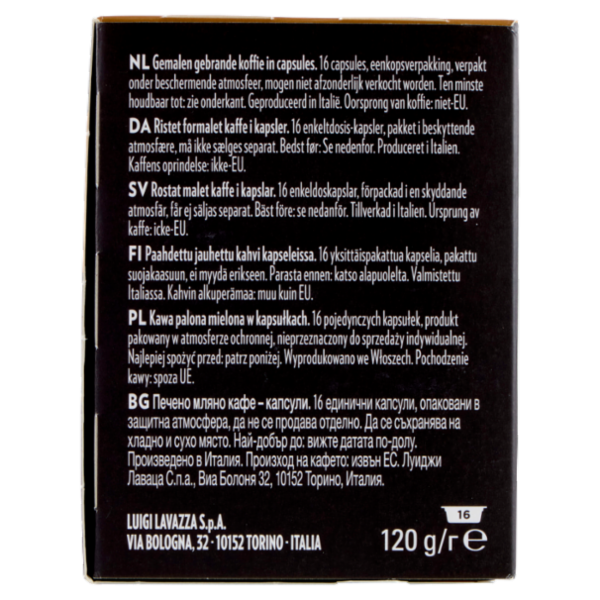 Lavazza A Modo Mio Qualità Oro Caffè d'Altura 16 Capsule 120 g