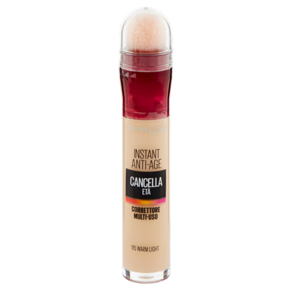Maybelline New York Correttore Liquido Il Cancella Età, 115 Warm Light