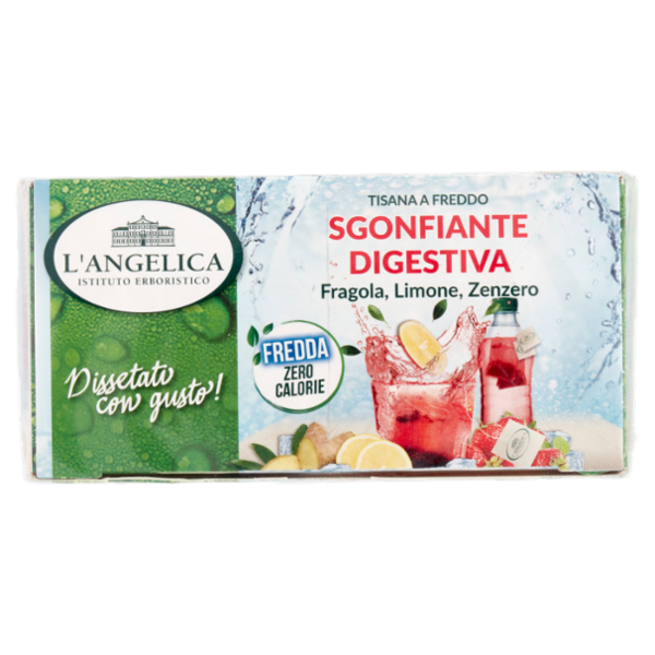 L'Angelica Tisana a Freddo Sgonfiante Digestiva 18 Filtri 39.6 g