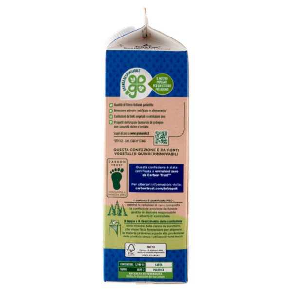 Granarolo Bio Latte Biologico Parzialmente Scremato 1 L