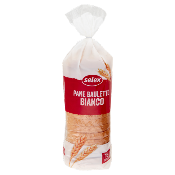 Selex Pane Morbido Bianco a Fette 400 g