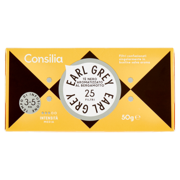 Consilia The Earl Grey 25 Filtri 50 g