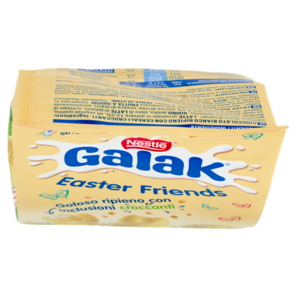 GALAK Easter Friends Personaggi Pasquali di Cioccolato Bianco e Cereali Sacchetto 147g