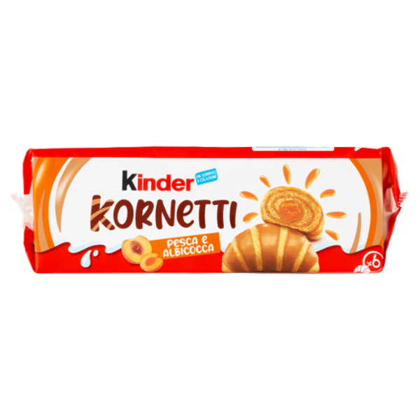 Kinder Kornetti Pesca e Albicocca 6 x 42 g