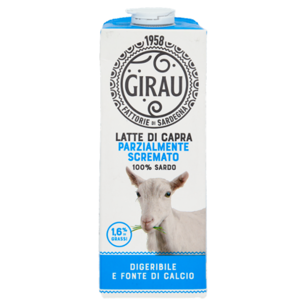 Girau Latte di Capra Parzialmente Scremato 1000 ml