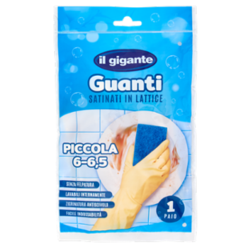 IL GIGANTE Guanti Satinati In Lattice Piccola 6-6,5 1 Paio
