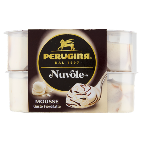 PERUGINA Nuvole Mousse Gusto Fiordilatte 4x60g
