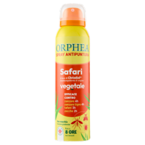 Orphea Spray Antipuntura Safari Gegetale 100 Ml