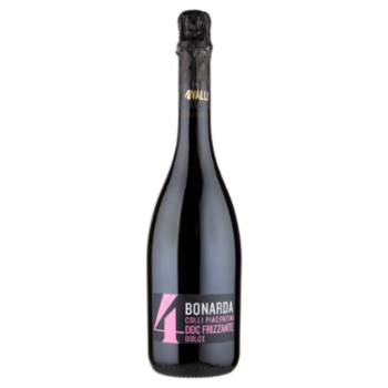 4Valli Bonarda Colli Piacentini DOC Frizzante Dolce 75 Cl