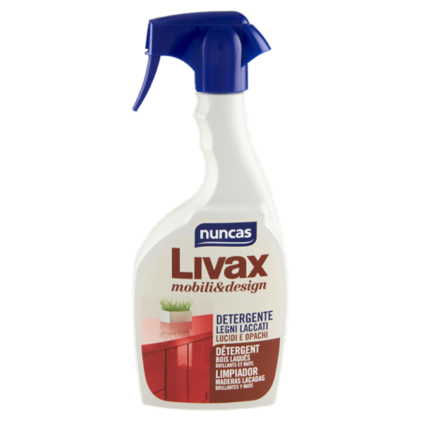 nuncas Livax mobili & design Detergente Legni Laccati Lucidi e Opachi 500 ml