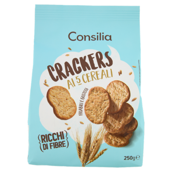 Consilia Crackers ai 5 Cereali 250 g