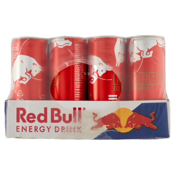 Red Bull Energy Drink, Gusto Anguria, 250 ml (24 Lattine)