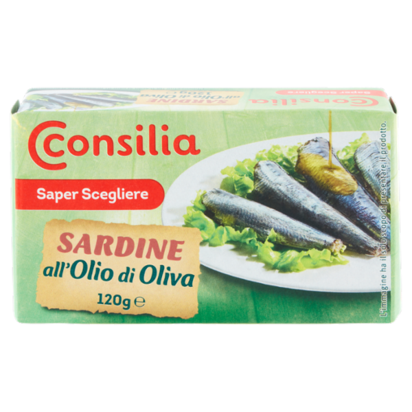 Consilia Saper Scegliere Sardine all'Olio di Oliva 120 g