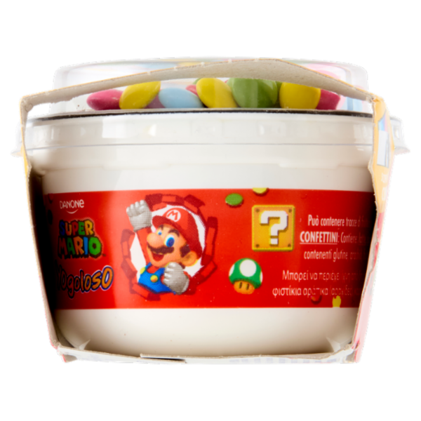 DANONE Super Mario, Yogurt gusto Banana con Confettini, 2x110g
