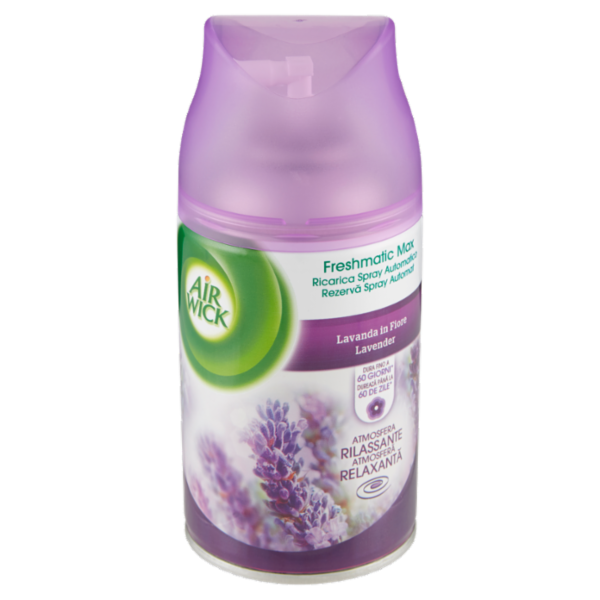 Air Wick Freshmatic Lavanda in fiore Spray Automatico per Ambienti Ricarica 250 ml