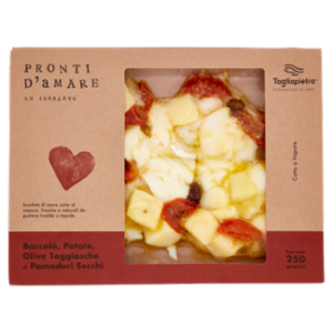 Tagliapietra Pronti D'Amare Baccalà, Patate, Olive Taggiasche e Pomodori Secchi 250 g