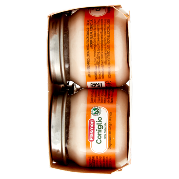 Plasmon Omogeneizzato Coniglio con cereale 4 x 80 g