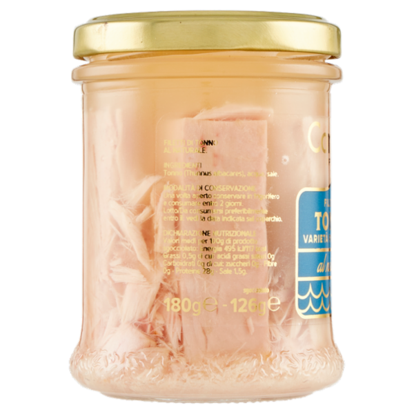 Consilia Optima Filetti di Tonno al Naturale 180 g
