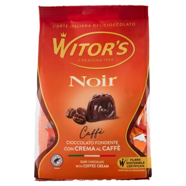 Witor's Noir Caffè Cioccolato Fondente con Crema al Caffè 200 g