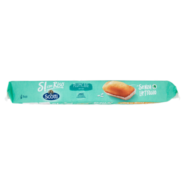 Riso Scotti Si con Riso Senza Lattosio Plumcake con riso 6 x 31,7 g