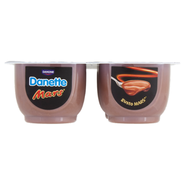DANETTE Mars, Budino con Caramello Salato, Cioccolato e Cacao, 4x115g