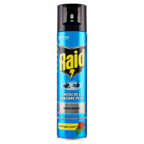 Raid Mosche e Zanzare Spray Insetticida 400ml