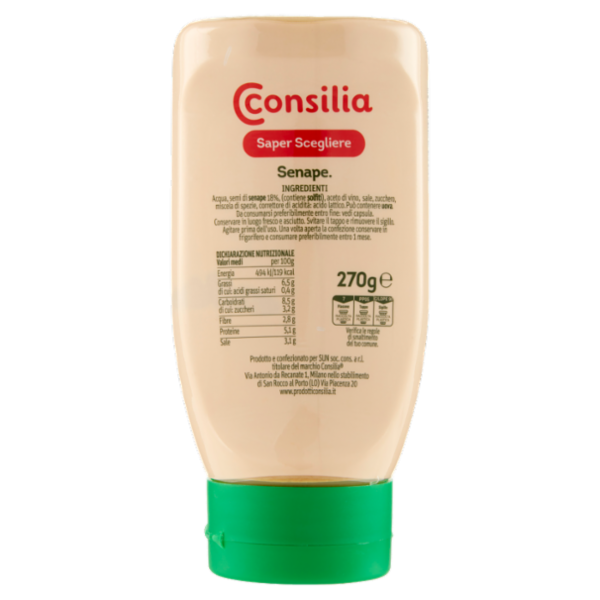 Consilia Senape Squeeze 270 g