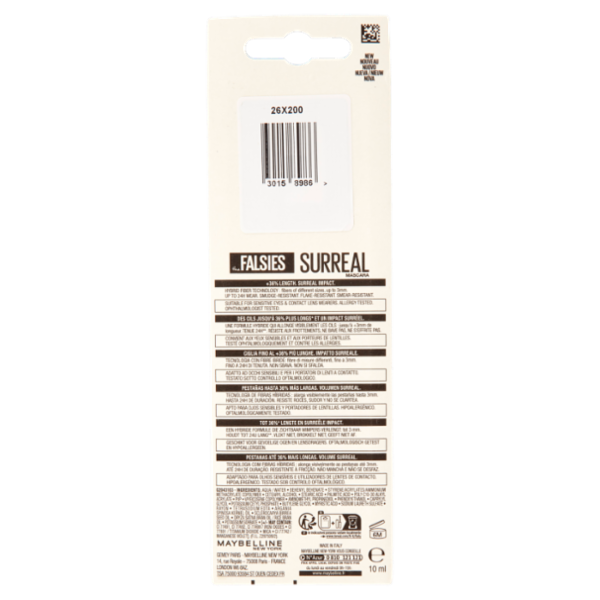 Maybelline New York Mascara The Falsies Surreal 10 ml