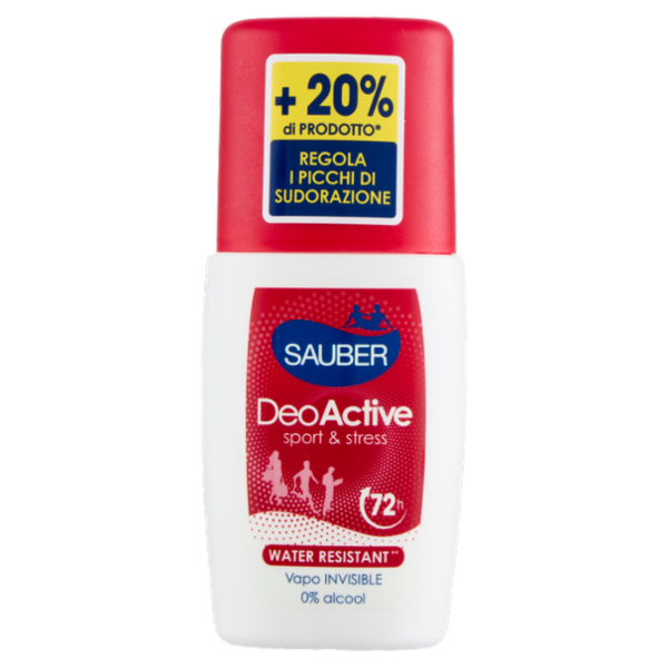 Sauber DeoActive sport & stress Vapo 90 ml