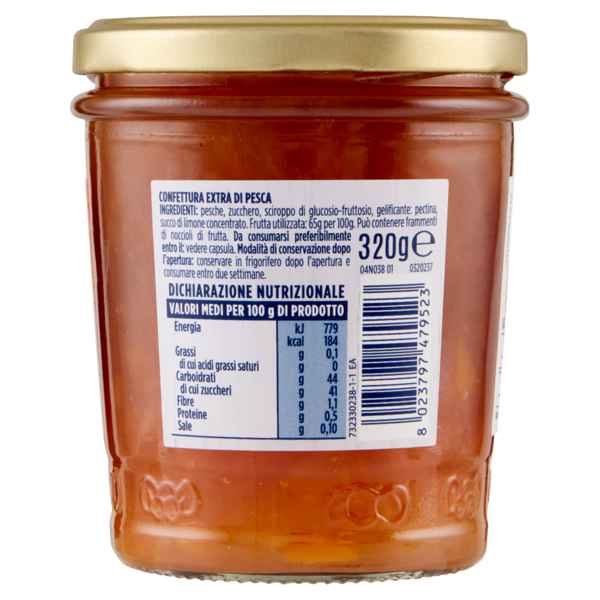 IL GIGANTE Pesca Confettura Extra 320 g
