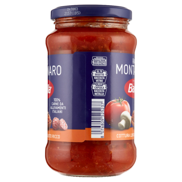 Barilla Sugo Ragù Montanaro con funghi Condimento per Pasta 400g