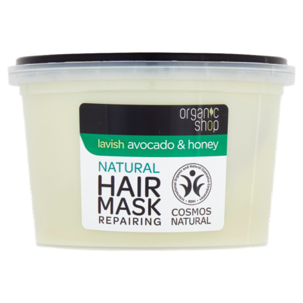organic shop lavish avocado & honey Natural Repairing Hair Mask 250 ml