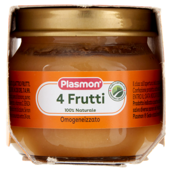 Plasmon Omogeneizzato 4 Frutti 2 x 80 g