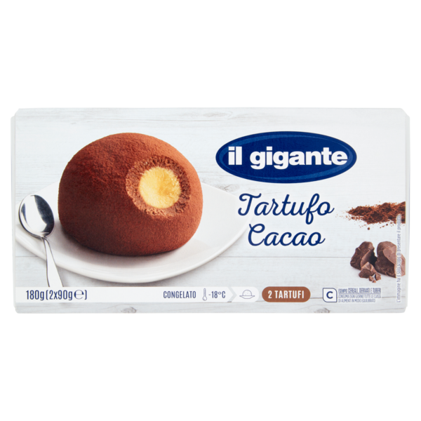 IL GIGANTE Tartufo Cacao 2 x 90 g