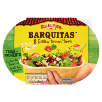 Old El Paso Barquitas 8 Tortillas Tenere 193 g