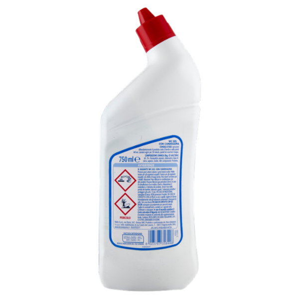 IL GIGANTE WC Gel con candeggina 750 ml