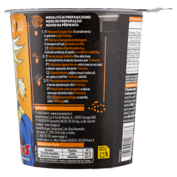 MAGGI Saucy Noodles Pollo e Sesamo 1 porzione Cup 75g