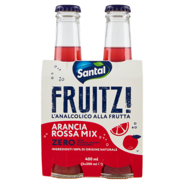 Santàl Fruitz! Arancia Rossa Mix Zero 2 x 200 ml