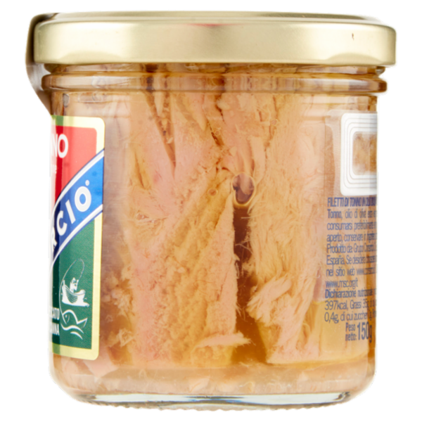 Consorcio Filetti di Tonno in olio di oliva extra vergine biologico 150 g