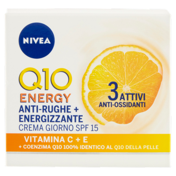 Nivea Q10 Energy Anti-Rughe + Energizzante Crema Giorno SPF 15 50 ml