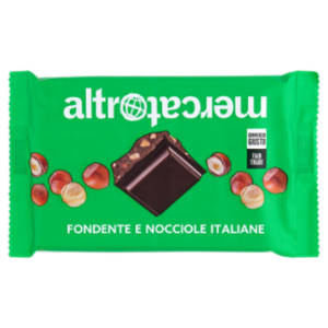 Altromercato Fondente e Nocciole Italiane 85 g
