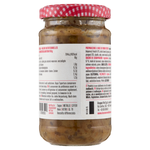 Le Conserve della Nonna Pesto di Funghi 190 g