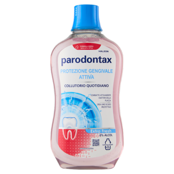 Parodontax collutorio Protezione Gengivale Attiva Denti e Gengive Igiene Dentale Extra Fresh, 500ml