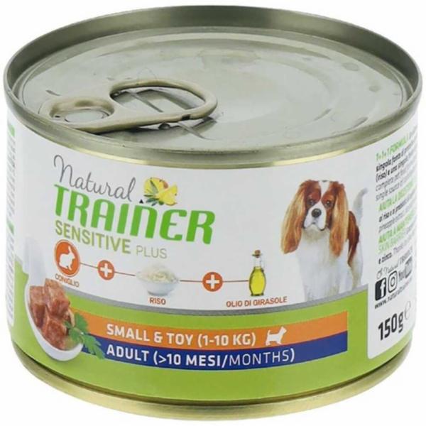 Trainer Cane Natural Sensitive Plus Adulto Mini Coniglio e Riso 150g