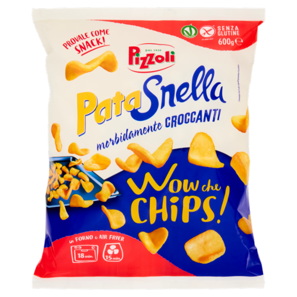 Pizzoli PataSnella Wow Che Chips! 600 g