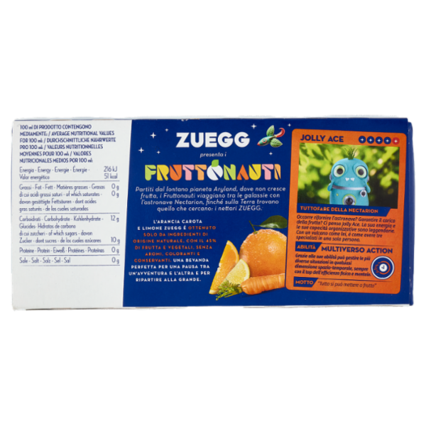 Zuegg Arancia Carota Limone 3 x 200 ml