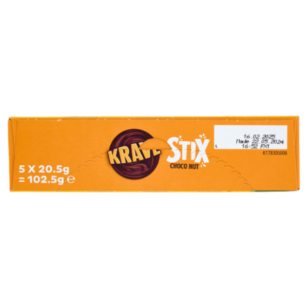 Kellogg's Krave Stix Choco Nut 5 x 20.5 g
