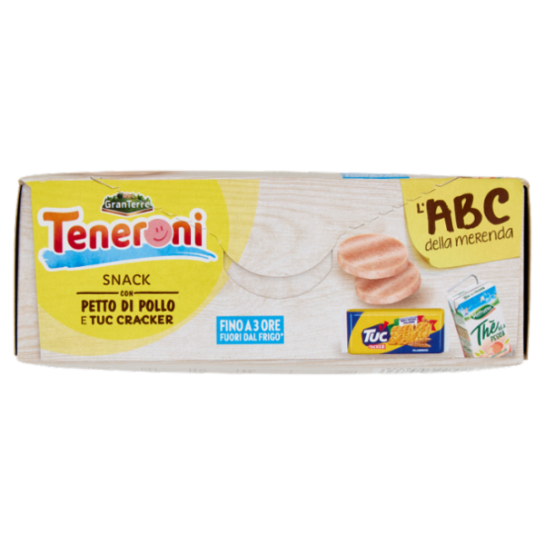 Teneroni l'ABC della merenda Snack con Petto di Pollo e Tuc Cracker 186,3 g