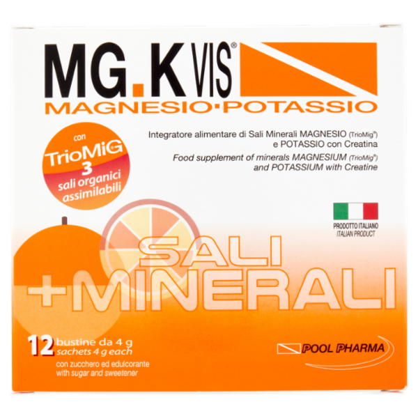 MG.K Vis Magnesio-Potassio Sali + Minerali 12 x 4 g
