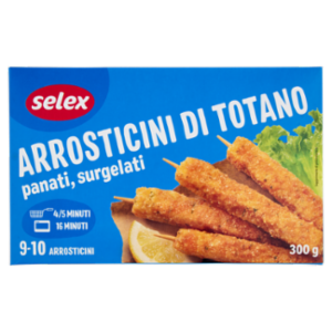 Selex Arrosticini Di Totano Panati Surgelati 300 g